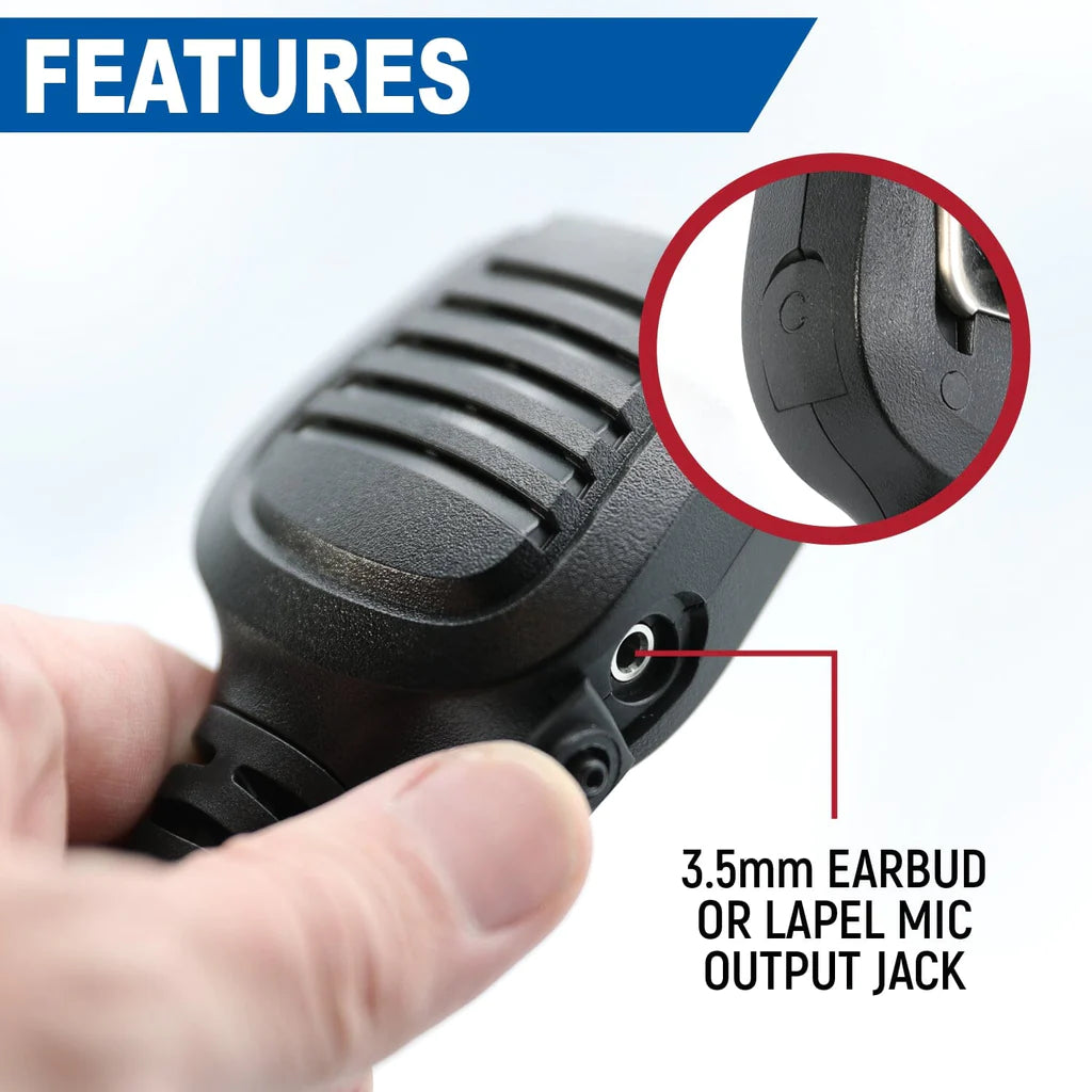 BUNDLE - Rugged GMR2 GMRS and FRS Two Way Handheld Radio with Hand Mic