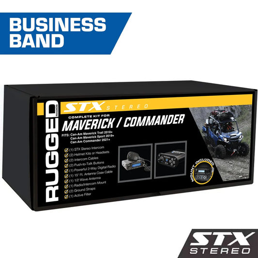 Can-Am Commander and Maverick - Dash Mount - STX STEREO with Business Band Radio