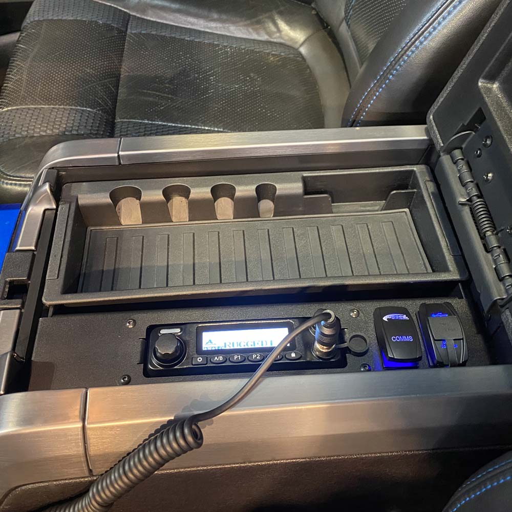 Center Console Radio Mount for Select Ford, Chevy, and GMC Trucks