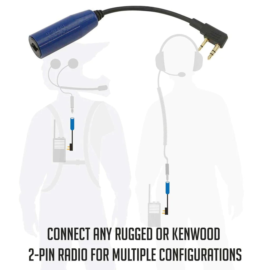 Enduro Moto Kit - Includes Helmet Kit and Compact Harness Cable