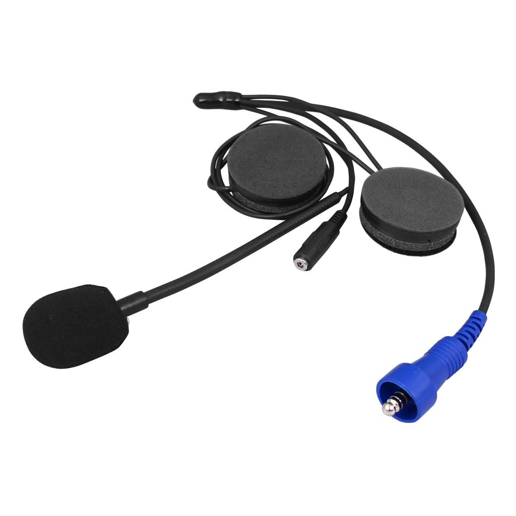 MOTO MAX Kit with Radio, Helmet Kit, Harness, and Handlebar Push-To-Talk