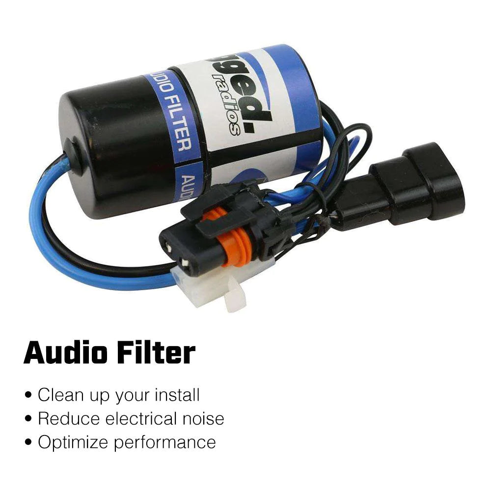 Can-Am Commander and Maverick - Glove Box Mount - STX STEREO with Waterproof 25 Watt GMRS Radio