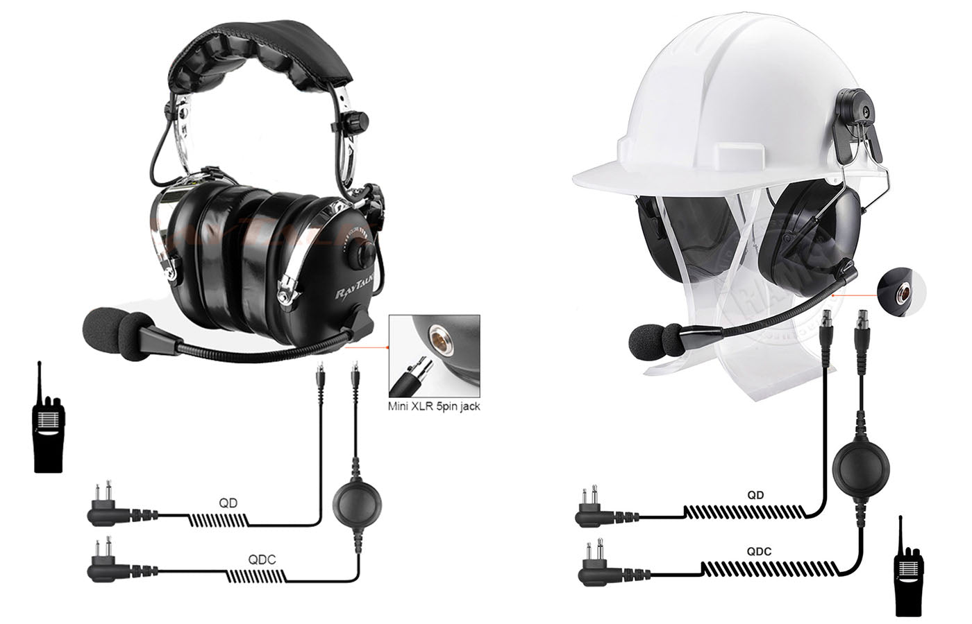 Headset to Radio Coil Cable
