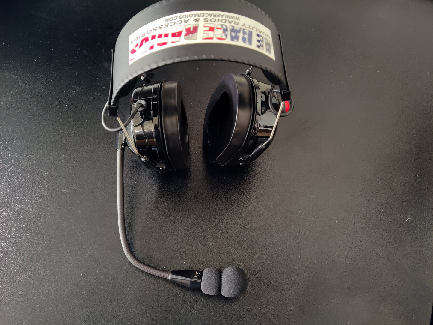 Over The Head - Dual Earmuff - Noise Cancelling Headset W/ Flexible Boom