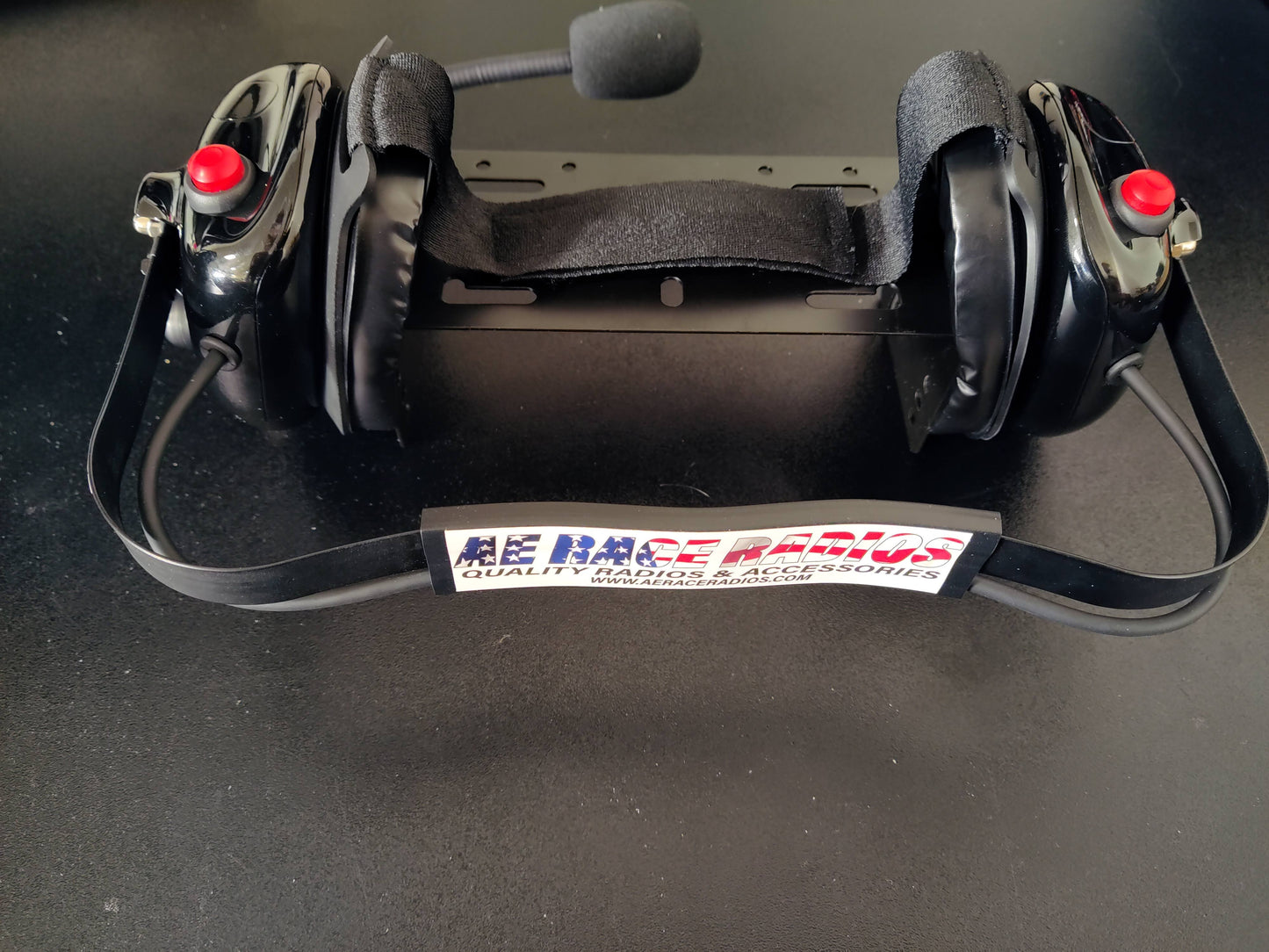 Behind The Head - Dual Push To Talk - Dual Earmuff - Noise Cancelling Headset W/ Flexible Boom