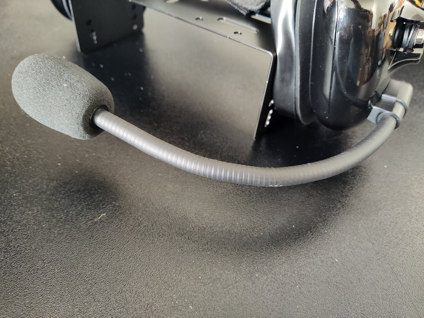 Behind The Head - Dual Push To Talk - Dual Earmuff - Noise Cancelling Headset W/ Flexible Boom