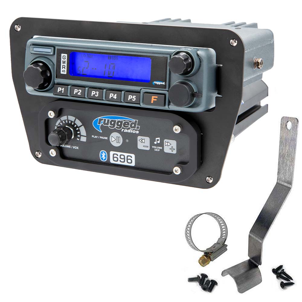 POWERHOUSE 45 - Watt GMRS Radio Can-Am Commander Complete UTV Communication Kit