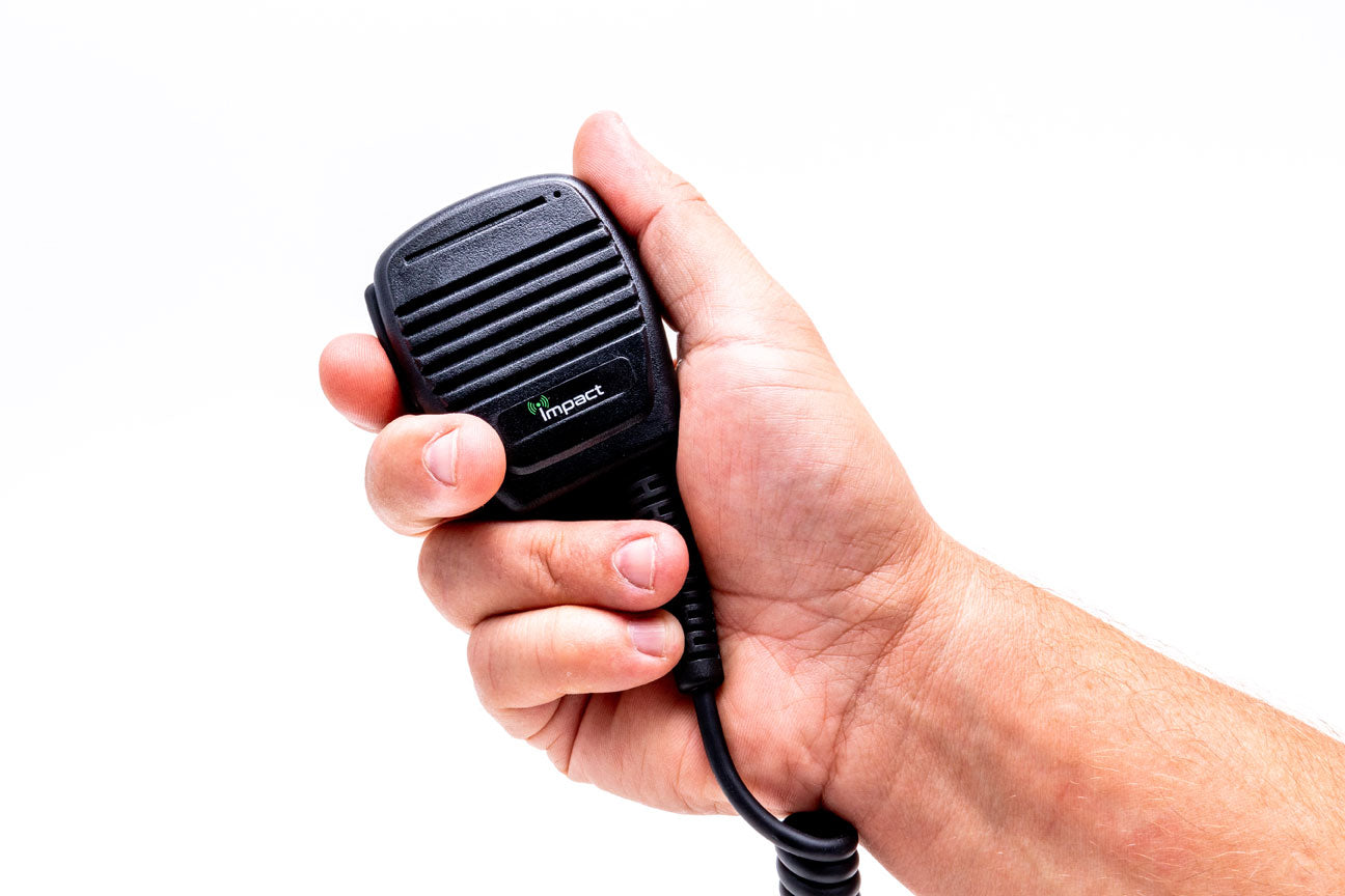 Gold Series Medium Duty Two-Way Radio Remote Speaker Mic with 3.5mm Accessory Jack