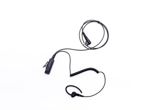 Platinum Series 1-Wire Surveillance Kit for Two-Way Radio with Ear Hook w/ In-Ear Bud