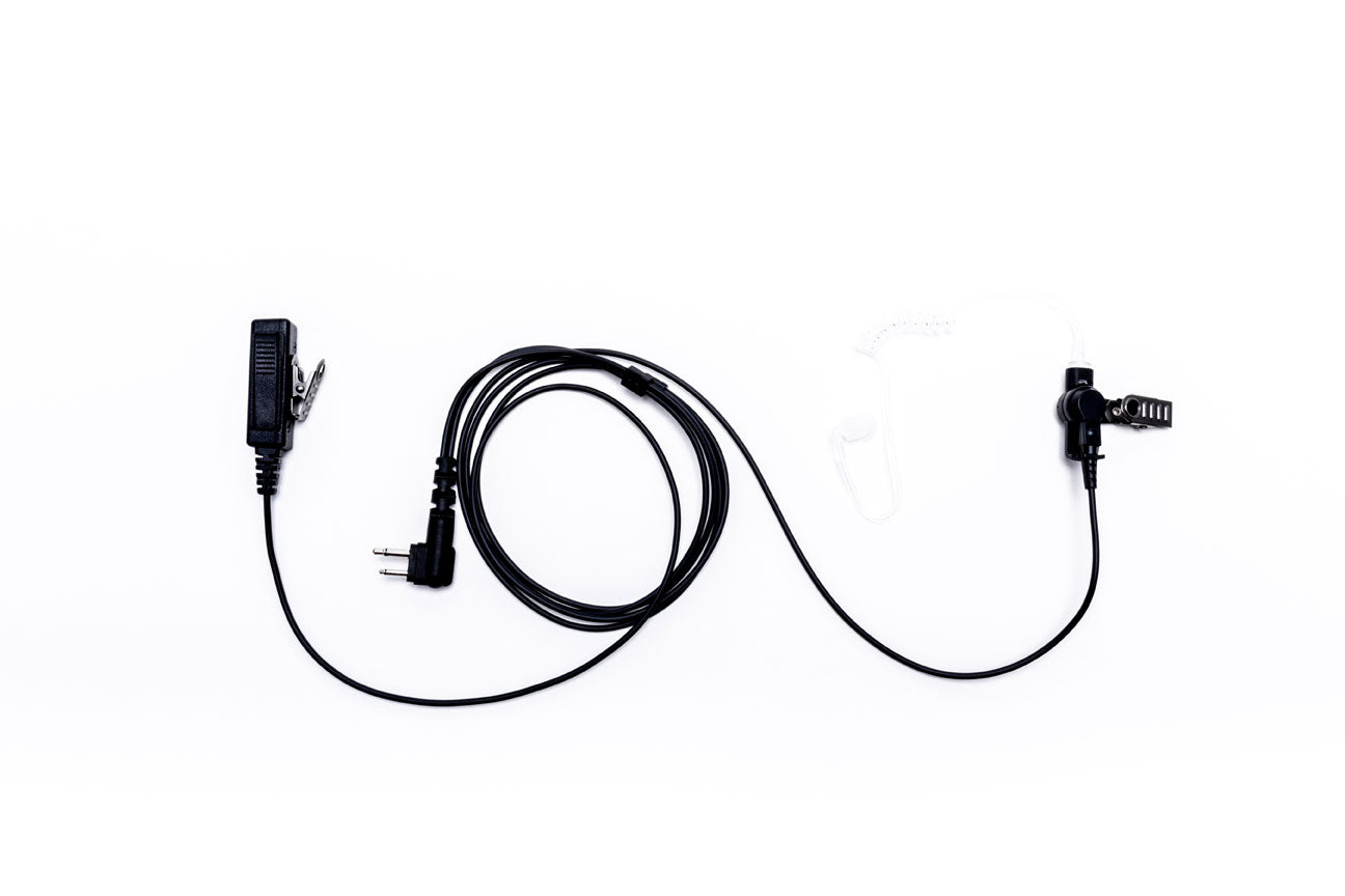 Platinum Series Noise Cancelling 2-Wire Surveillance Kit for Two-Way Radio with Quick Disconnect Acoustic Tube