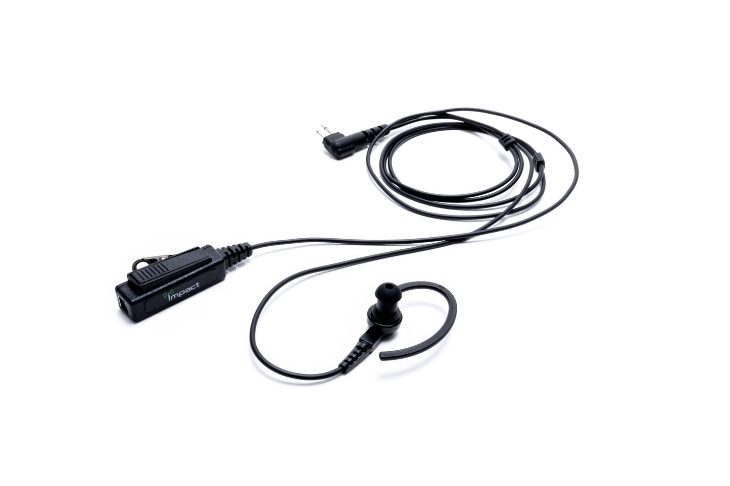Platinum Series 2-Wire Surveillance Kit for Two-Way Radio with Ear Hook w/ In-Ear Bud