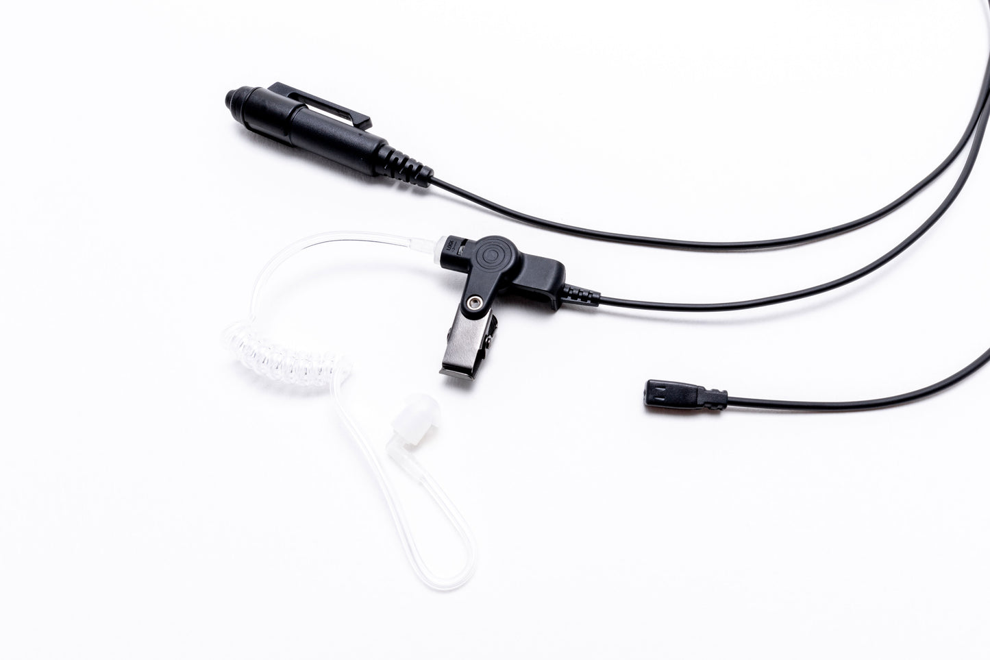 Platinum Series 3-Wire Surveillance Kit with Silent Barrel Push-to-Talk (PTT) and Quick Disconnect Acoustic Tube