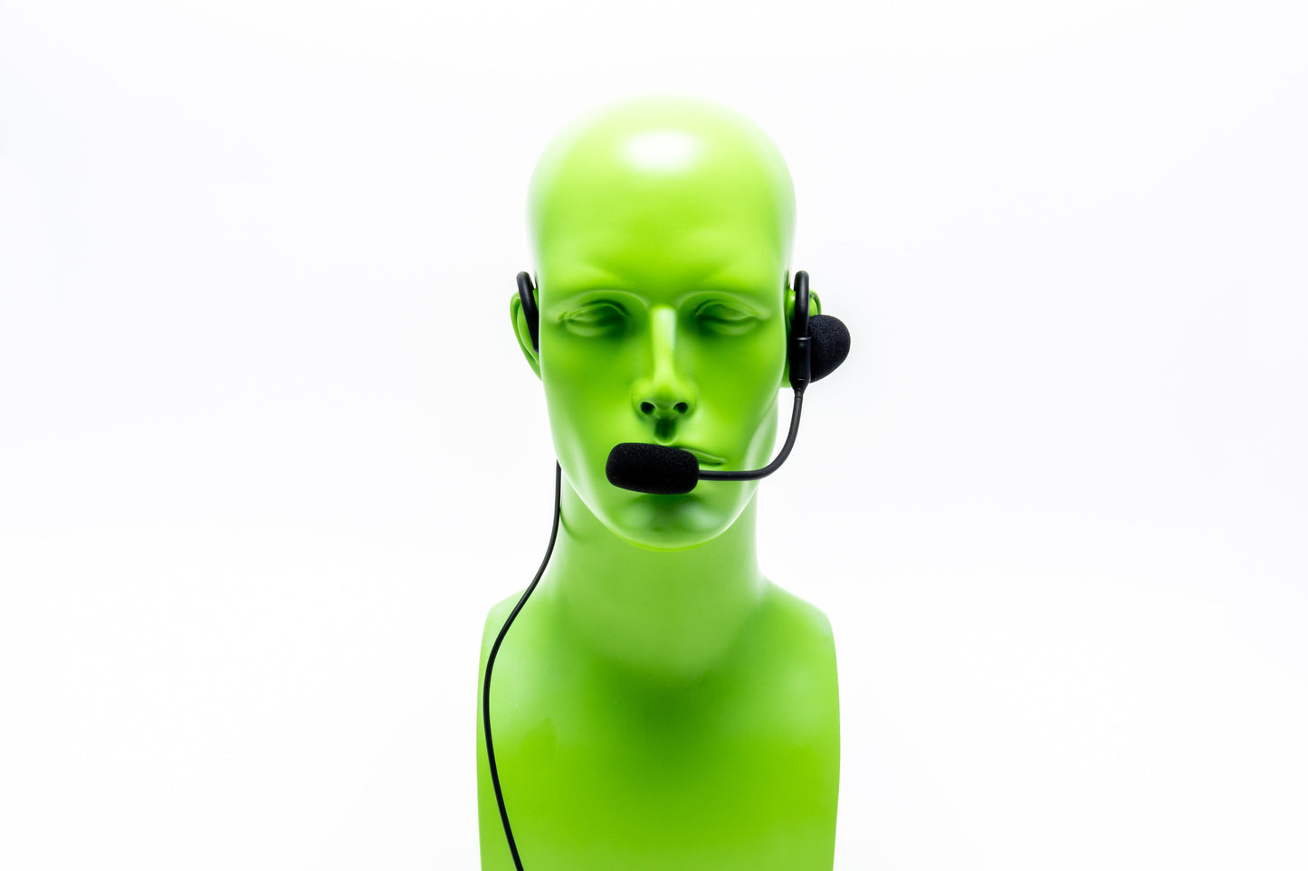 Platinum Series Heavy Duty, Single Speaker, Behind-the-Head Headset (Knowles™ Components and Noise Cancelling Mic)