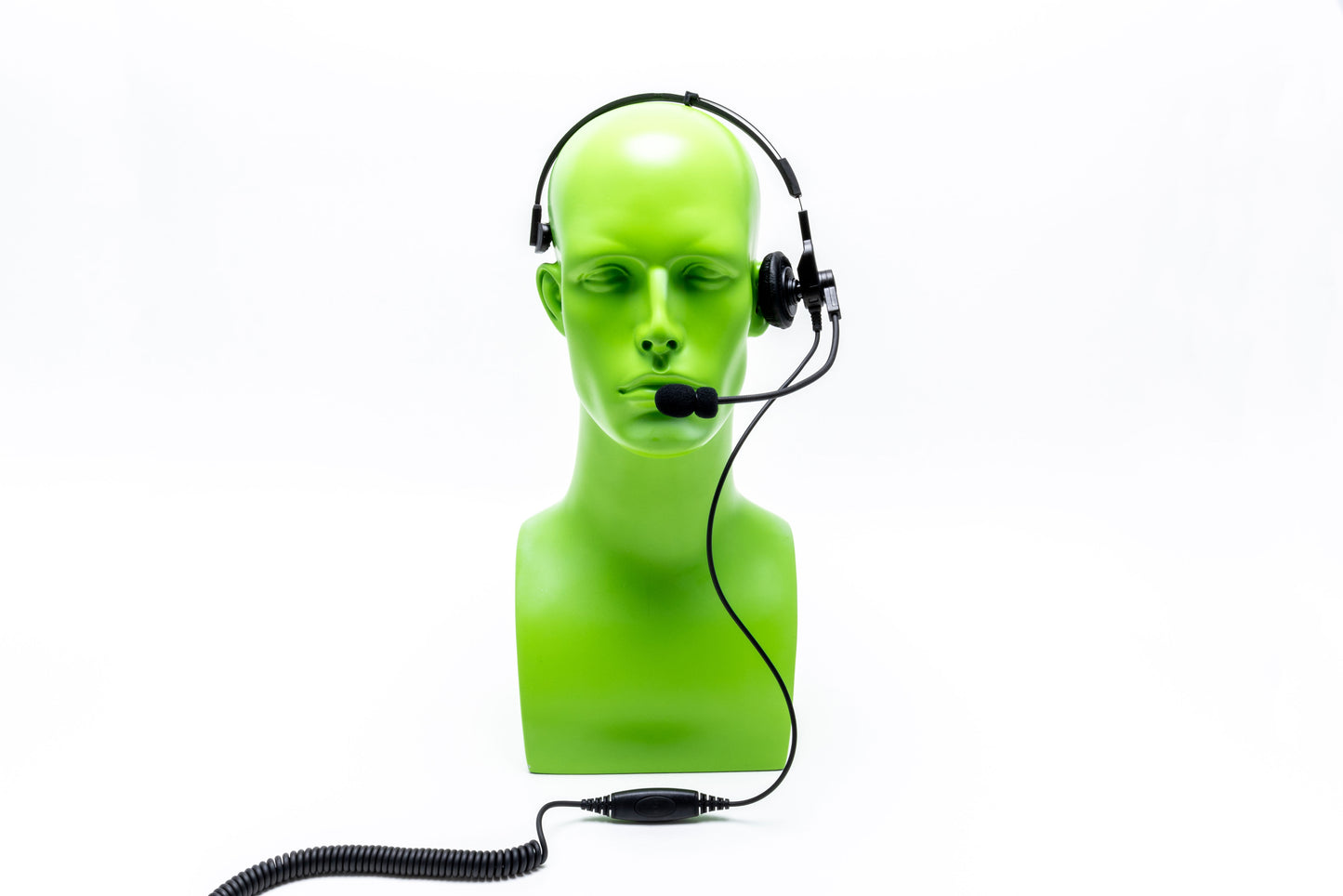 Platinum Series Over-the-Head, Single Speaker Two-Way Radio Headset with OEM-Style Metal Headband (Noise Cancelling)