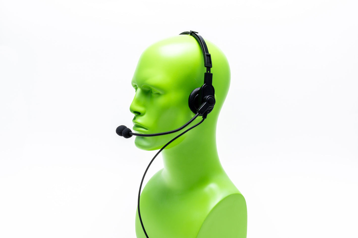 Platinum Series Over-the-Head, Single Speaker Two-Way Radio Headset with OEM-Style Metal Headband (Noise Cancelling)