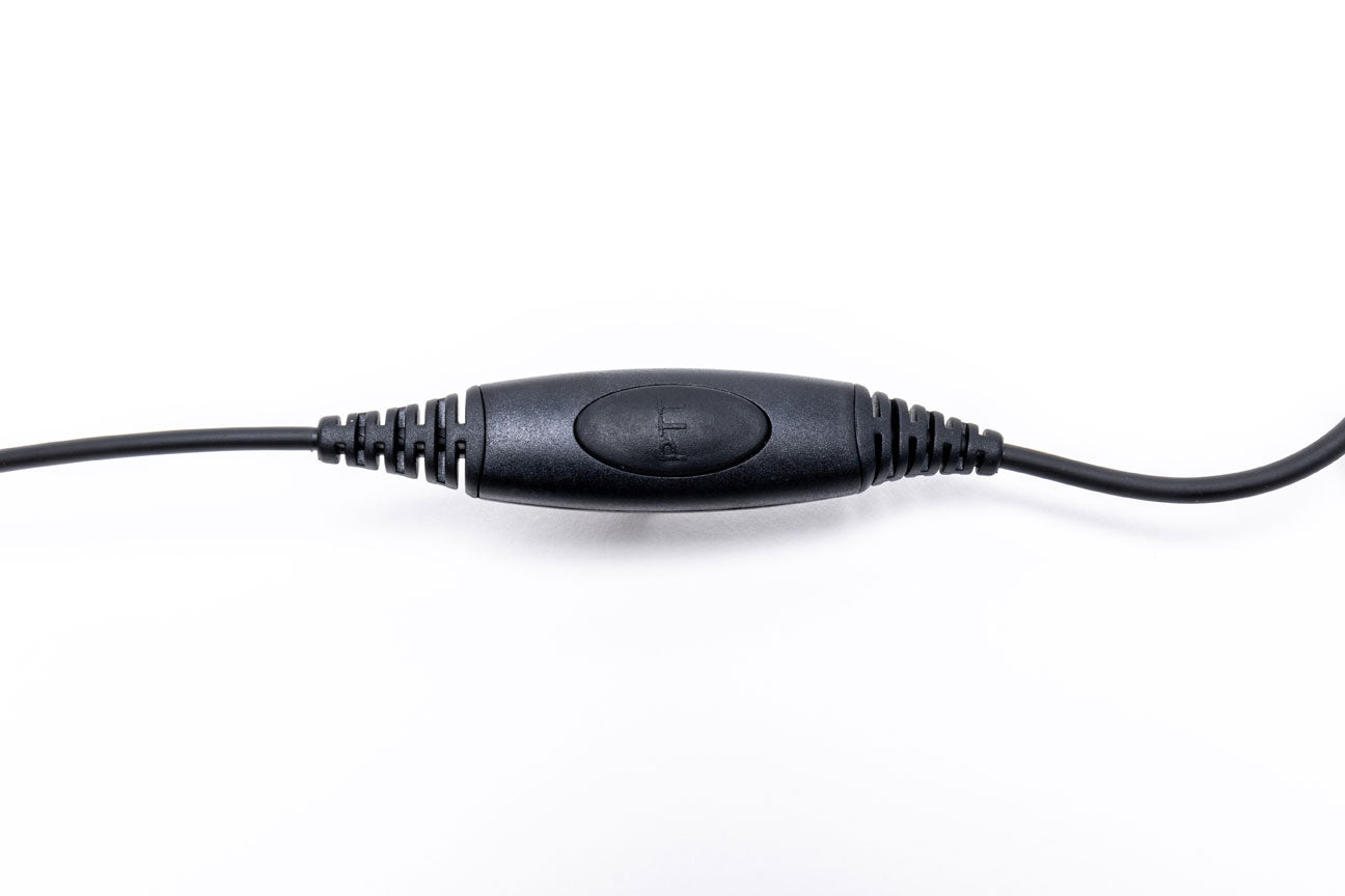 Platinum Series Heavy Duty, Single Speaker, Behind-the-Head Headset (Knowles™ Components and Noise Cancelling Mic)