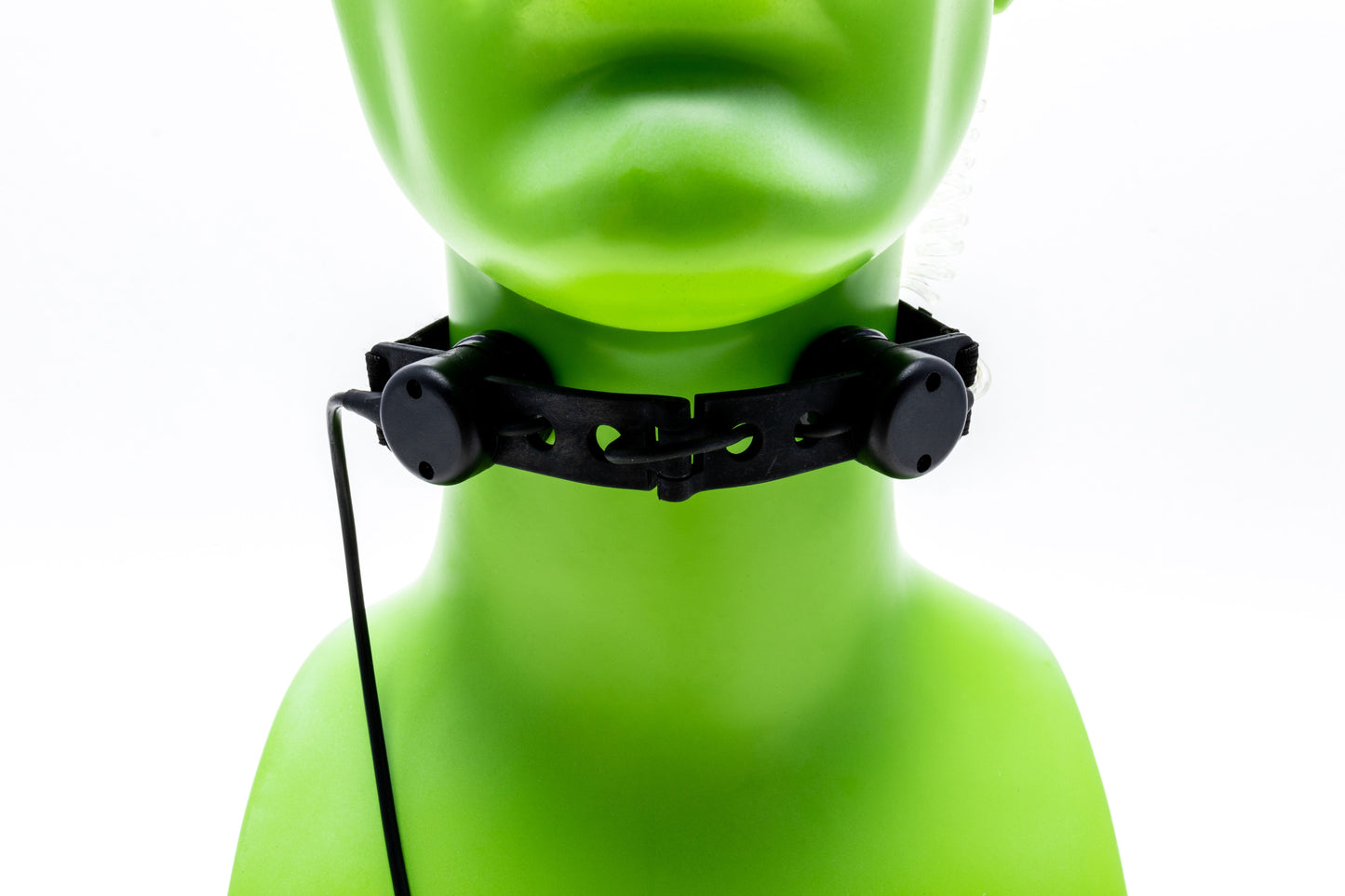 Platinum Series Heavy Duty Throat Mic for Two-Way Radio with Ring Finger PTT Switch