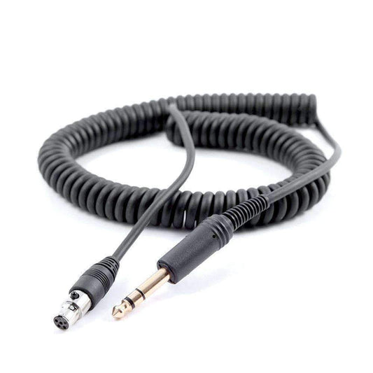 Firetruck Intercom Headset Coil Cord for 1/4" style Jacks