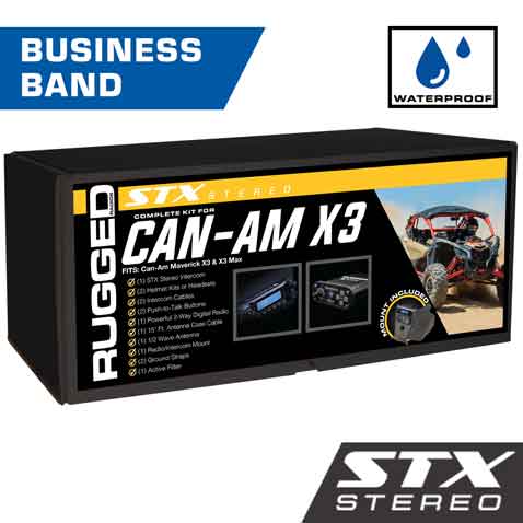 Can-Am X3 - Dash Mount - STX STEREO with Business Band Radio