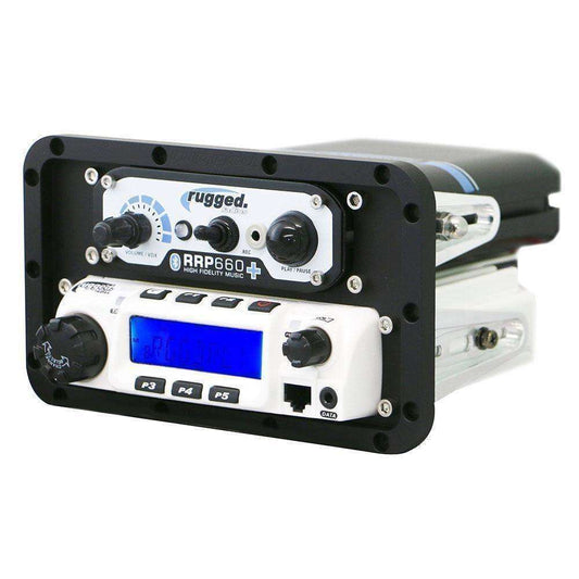Dash Mount for M1 / RM60 / GMR45 Radio and intercoms - Billet Aluminum