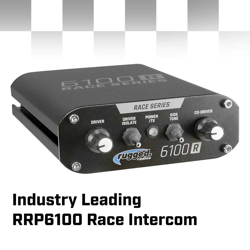 Offroad Race Kit - Complete RACE SERIES Communication Kit with M1 RACE SERIES Radio and 6100 RACE SERIES Intercom