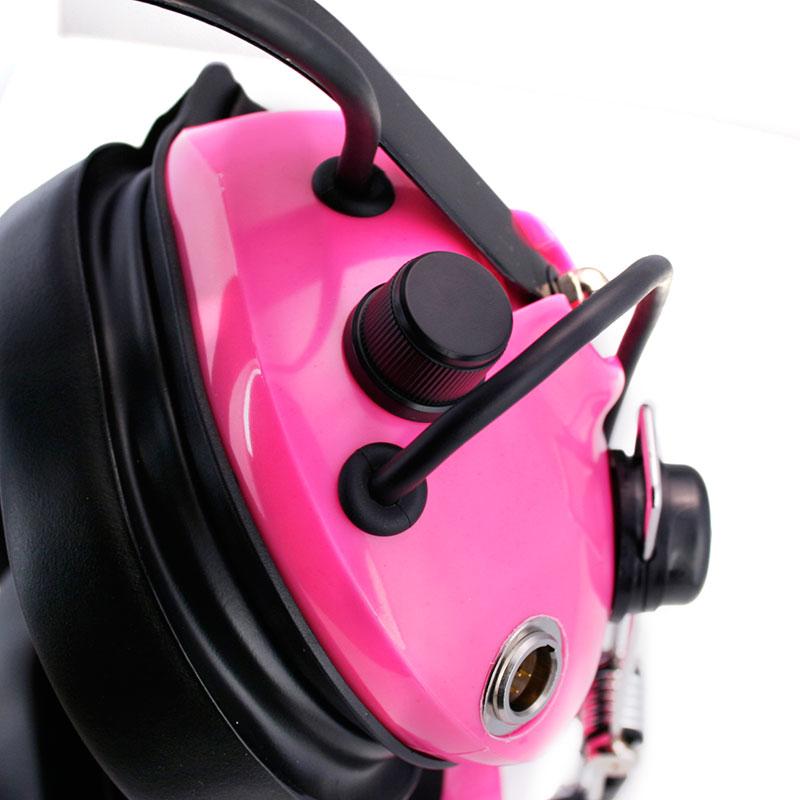 H42 Behind the Head (BTH) Headset for 2-Way Radios - Pink