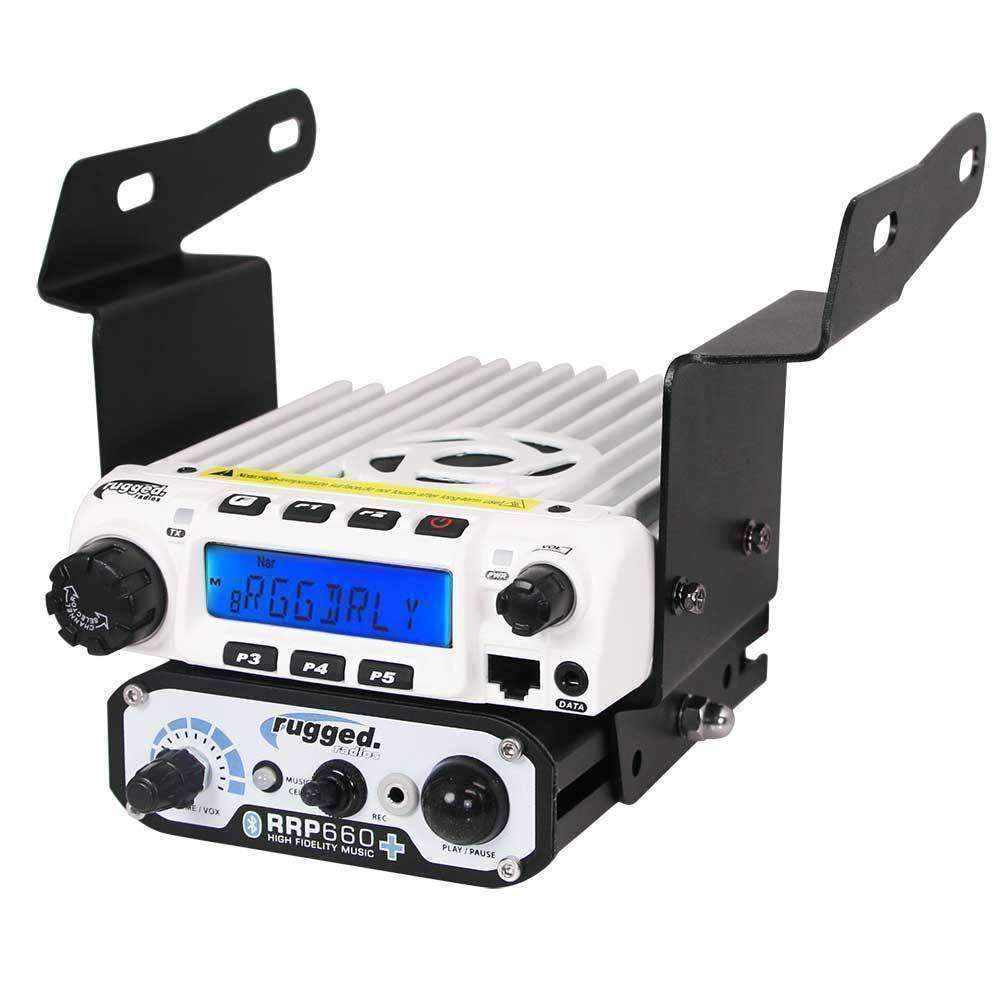 Polaris RZR 570, 800, 900 Mount for M1 / RM60 / GMR45 Radio and Rugged Intercom