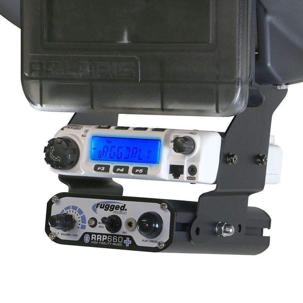 Polaris XP1 Below Dash Mount for M1 / RM60 / RDM-DB / GMR45 Radio and Rugged Intercom