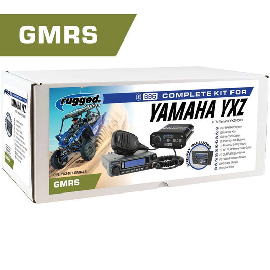 POWERHOUSE 45-Watt GMRS Radio - Yamaha YXZ Complete UTV Communication Intercom Kit