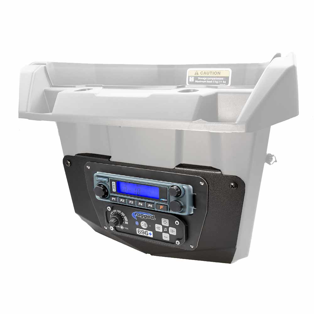 Can-Am Commander and Maverick - Glove Box Mount - 696 PLUS with 45 Watt GMRS Radio