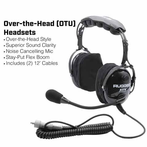 POWERHOUSE 45-Watt GMRS Radio - Honda Talon STX STEREO Complete UTV Communication Intercom Kit