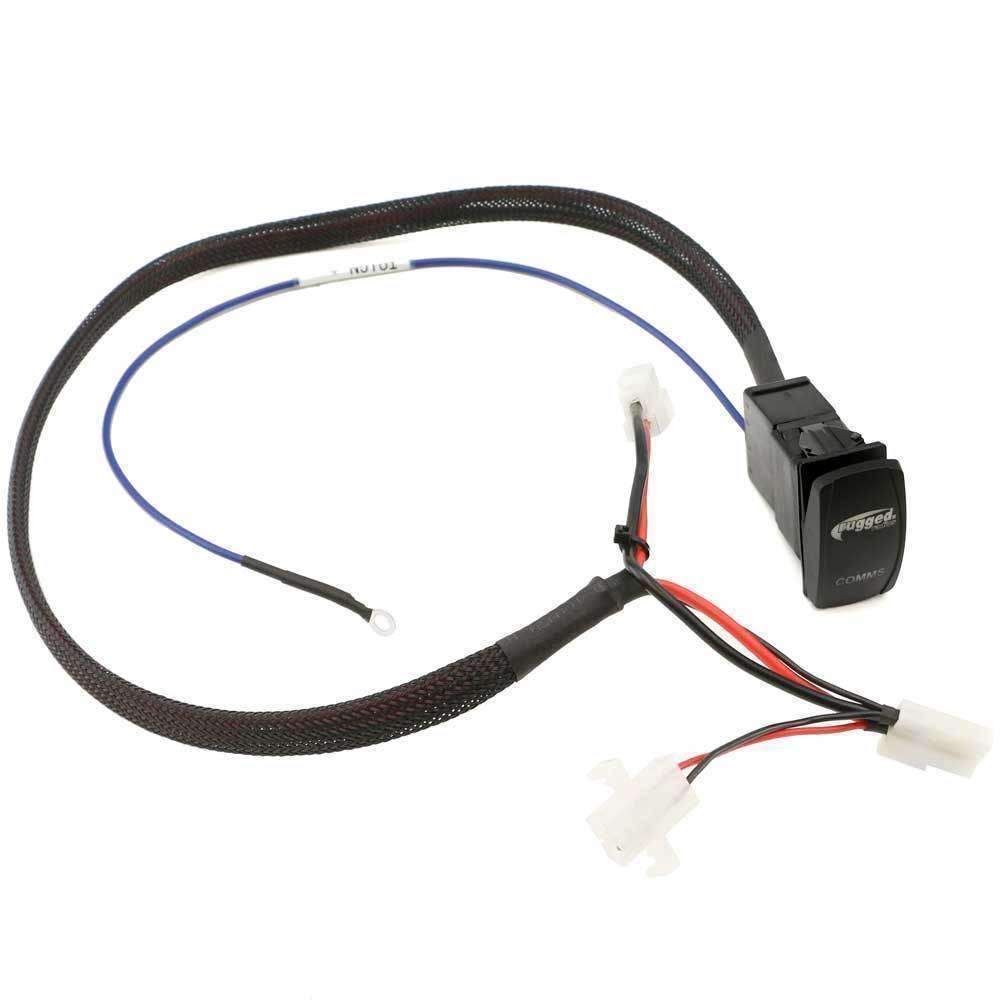 Radio & Intercom Install Harness with Rocker Switch