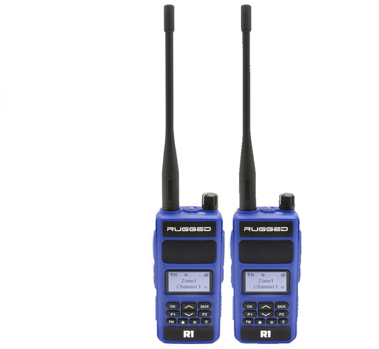 2 PACK - R1 Business Band Digital Analog Handheld Radio - By Rugged Radios
