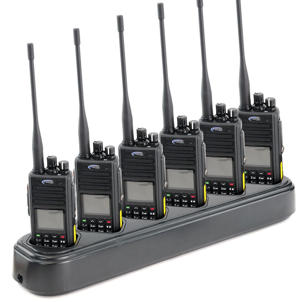 Rugged Radios RDHX 6 Place Bank Charger