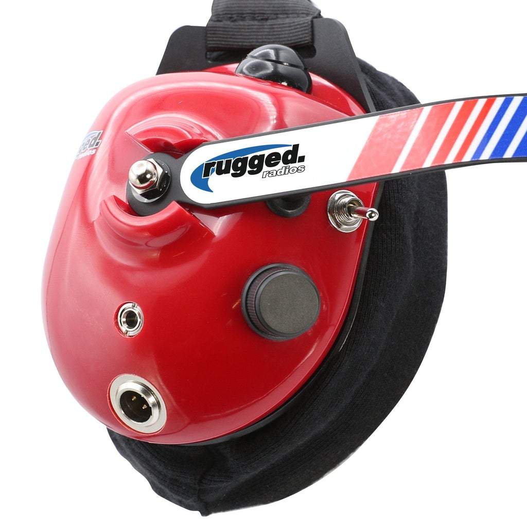 PAIR - H80 Track Talk Linkable Intercom Headsets - Bring The Conversation To The Circle Track NASCAR Event
