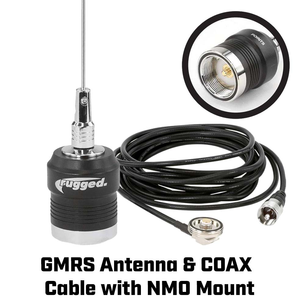 POWERHOUSE 45-Watt GMRS Radio - Can-Am X3 Complete UTV Communication Kit with Top Mount