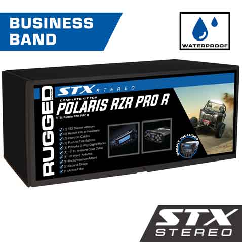 Polaris PRO/R - Turbo R - Pro XP - Dash Mount - STX STEREO with Business Band Radio