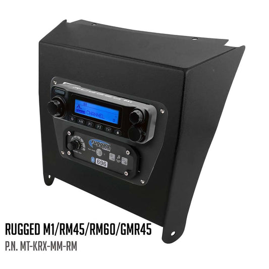 Kawasaki KRX Multi-Mount Kit for M1 / RM45 / RM60 / GMR45 Radio and Rugged Intercom