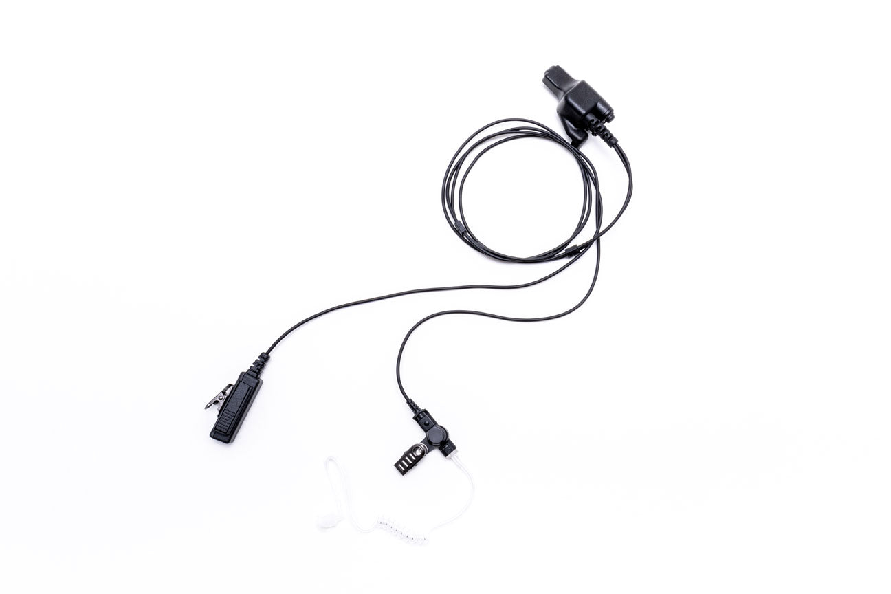 Platinum Series Noise Cancelling 2-Wire Surveillance Kit for Two-Way Radio with Quick Disconnect Acoustic Tube
