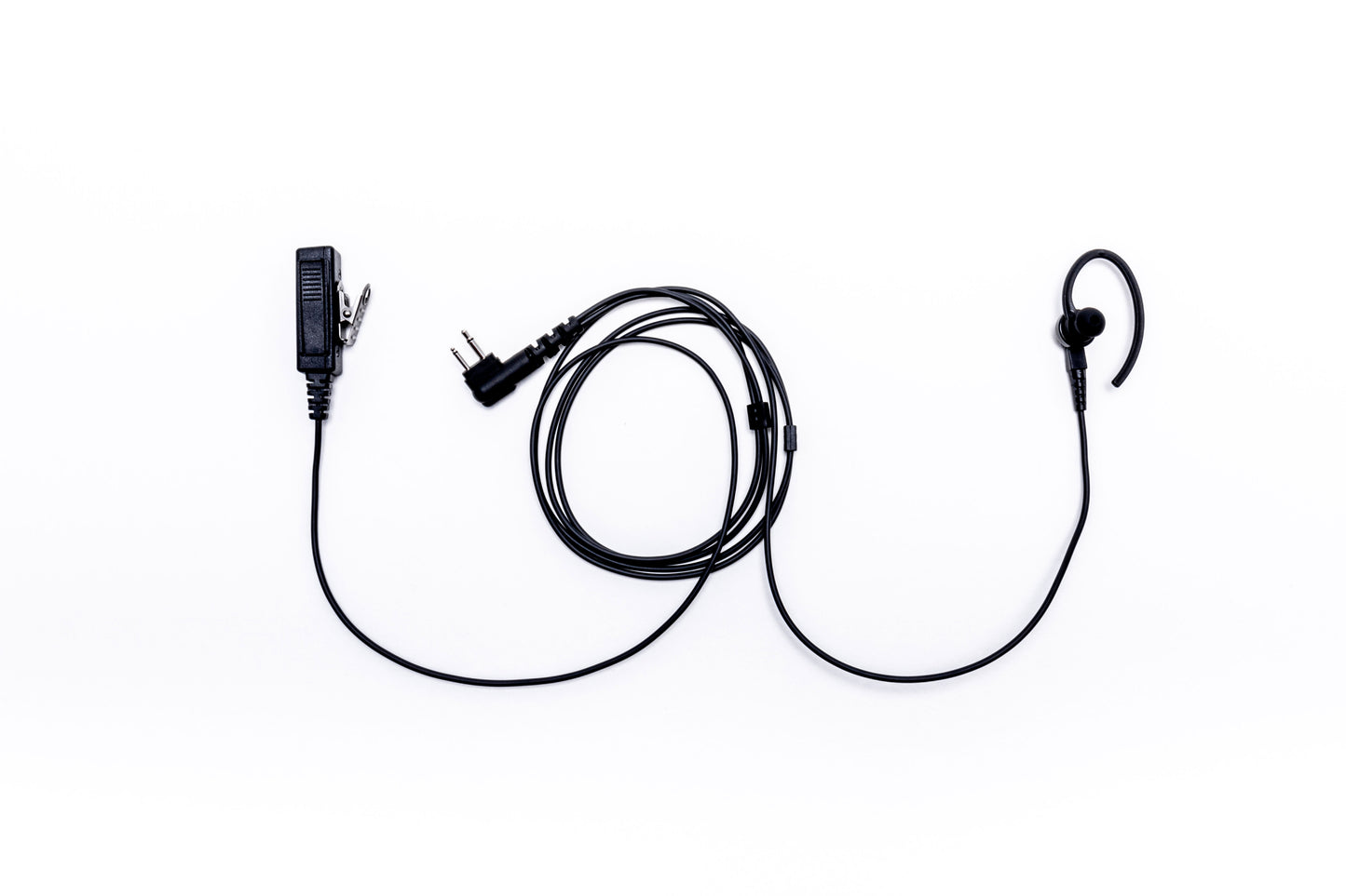 Platinum Series 2-Wire Surveillance Kit for Two-Way Radio with Ear Hook w/ In-Ear Bud