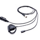 Platinum Series 3-Wire Surveillance Kit with Silent Barrel Push-to-Talk (PTT) and Adjustable D-Shaped Ear Hanger
