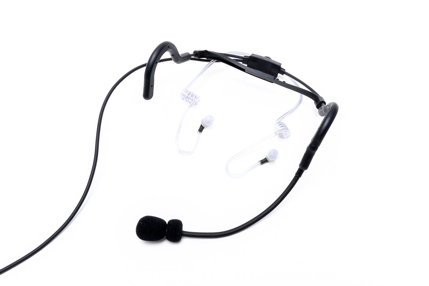 Platinum Series Heavy Duty, Dual Acoustic Tube, Behind-the-Head Headset for Two-Way Radio