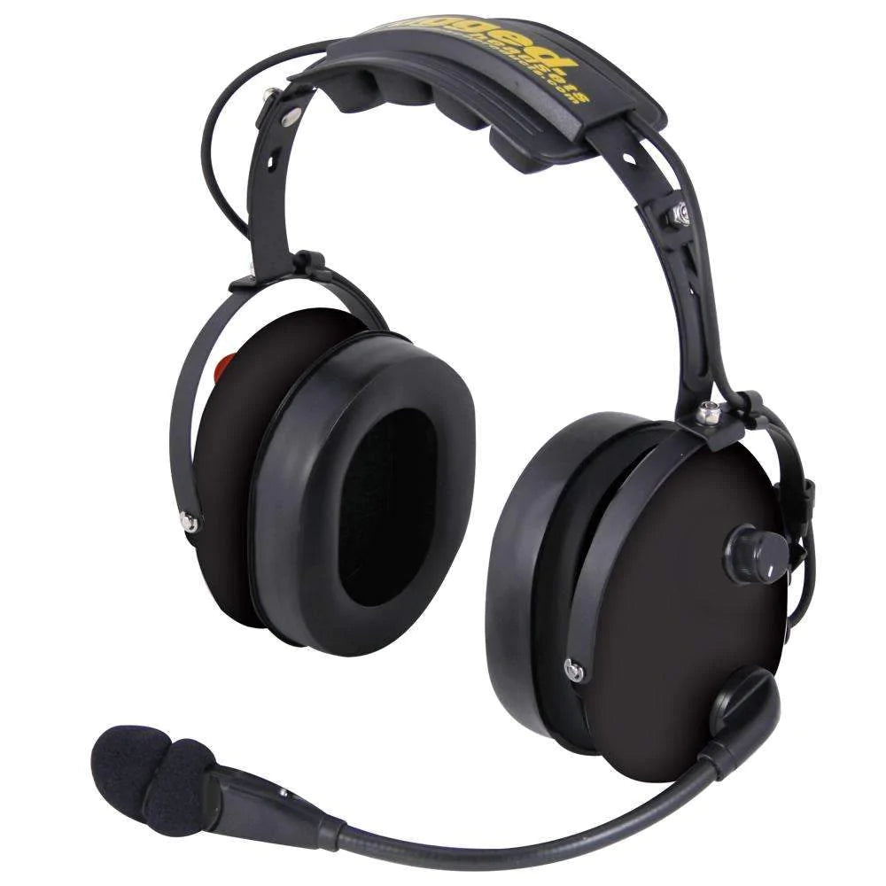 HS11 Fire Safety Industrial Over the Head OTH Headset with Push to Talk PTT