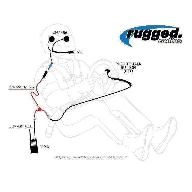 Single Seat OFFROAD Desert Car Harness (Sold Without Radio Jumper)